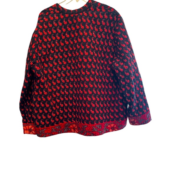 BFA Classics Womans Size 2X Reversible Jacket black red - Picture 2 of 6